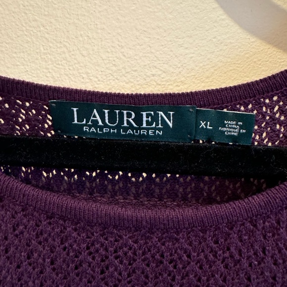 Ralph Lauren - Dark Purple Sleeveless Knit Dress - Picture 8 of 8